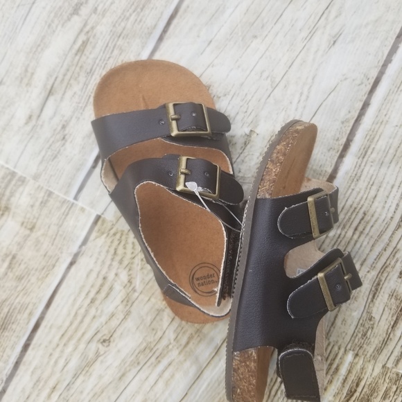 Wonder Nation Infant Toddler boys Two Buckle Cork - Picture 5 of 7